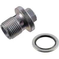 FEBI BILSTEIN 31119 Ölablassschraube mit Dichtring, 1 Stück, Silber