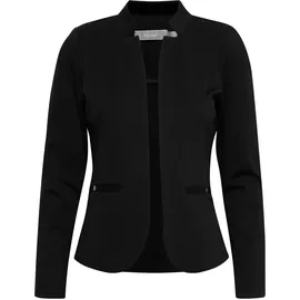 Fransa FRCEDILAN Damen, BlazerKurzblazer Jacke Stehkragen ohne Knopfleiste Taschen mit Druckknopftaschen in schwarz | Gr.: M