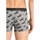 Puma Logo All-Over-Print Boxershorts dark grey melange/black M 2er Pack