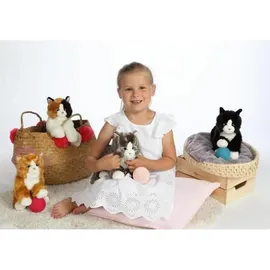 gipsy toys GIPSY Katze Mimiz 28 cm Schwarz/Weiß