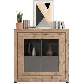 xonox.home Highboard Freno 120 x 117 x 37 cm Grau