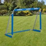 Relaxdays Fußballtor Blau/Grau 10032606