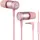 Klim Fusion In-Ear-Kopfhörer mit Mikrofon Hi-Fi, Memory-Schaum, 3.5 mm Klinke, Pink