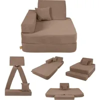AngeLove Kindersessel, Braun, Textil, 80x24x80 cm, Kinder- & Jugendzimmer, Kindermöbel, Kindersitzmöbel & -tische, Kindersessel & -sofas