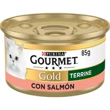 Purina Gold Gourmet Katzenfutter Lachs 85g 24 Einheiten - Multicolor - One Size