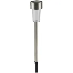 Kynast Garden Solar Gartenlampe schwarz weiß mit Henkel Höhe 36cm