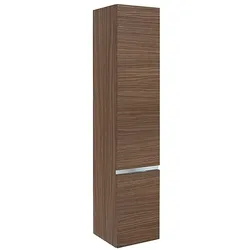 Hochschrank Serie MBH, 2 Türen, Eiche Khaki, Anschlag links, 350 x 1655 x 370 mm - 93 173 09