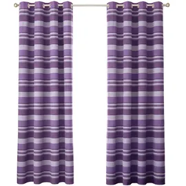 Homescapes ÖSENVORHANG Morocco blickdicht 2er-Set, 167/182 cm