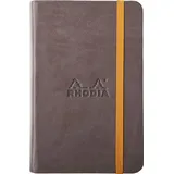 Rhodia Notizbuch Rhodiarama A6 96 Blatt liniert schokoladenbraun