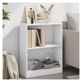 furnicato Bücherregal 60 x 24 x 76 cm Weiß