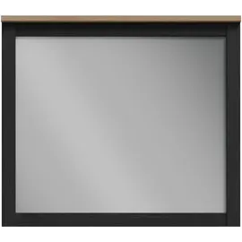 Forte Garderobenspiegel 86,4 x 76 cm Schwarz/Weiß