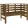 vidaXL Gartenbank 111,5 x 53 x 71 cm Honigbraun