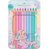 Faber-Castell Dreikant-Buntstifte Jumbo Sparkle, 10er Etui