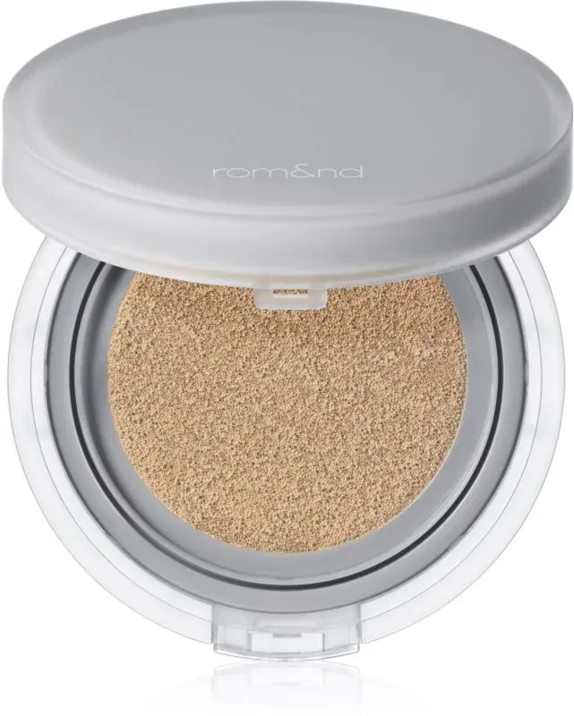 rom&nd Nu Zero Cushion leicht schützendes Make-up im Schwamm zur Verjüngung der Gesichtshaut Farbton 04 Beige 23 15 g