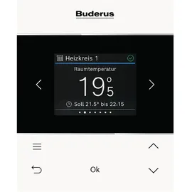 Buderus RC220 kabelgebundene System-Fernbedienung für Logamatic BC400
