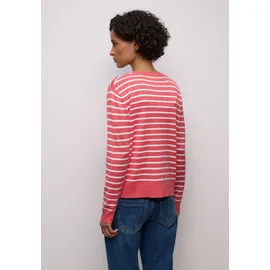 STREET ONE Gestreifter Cardigan Rosa 40