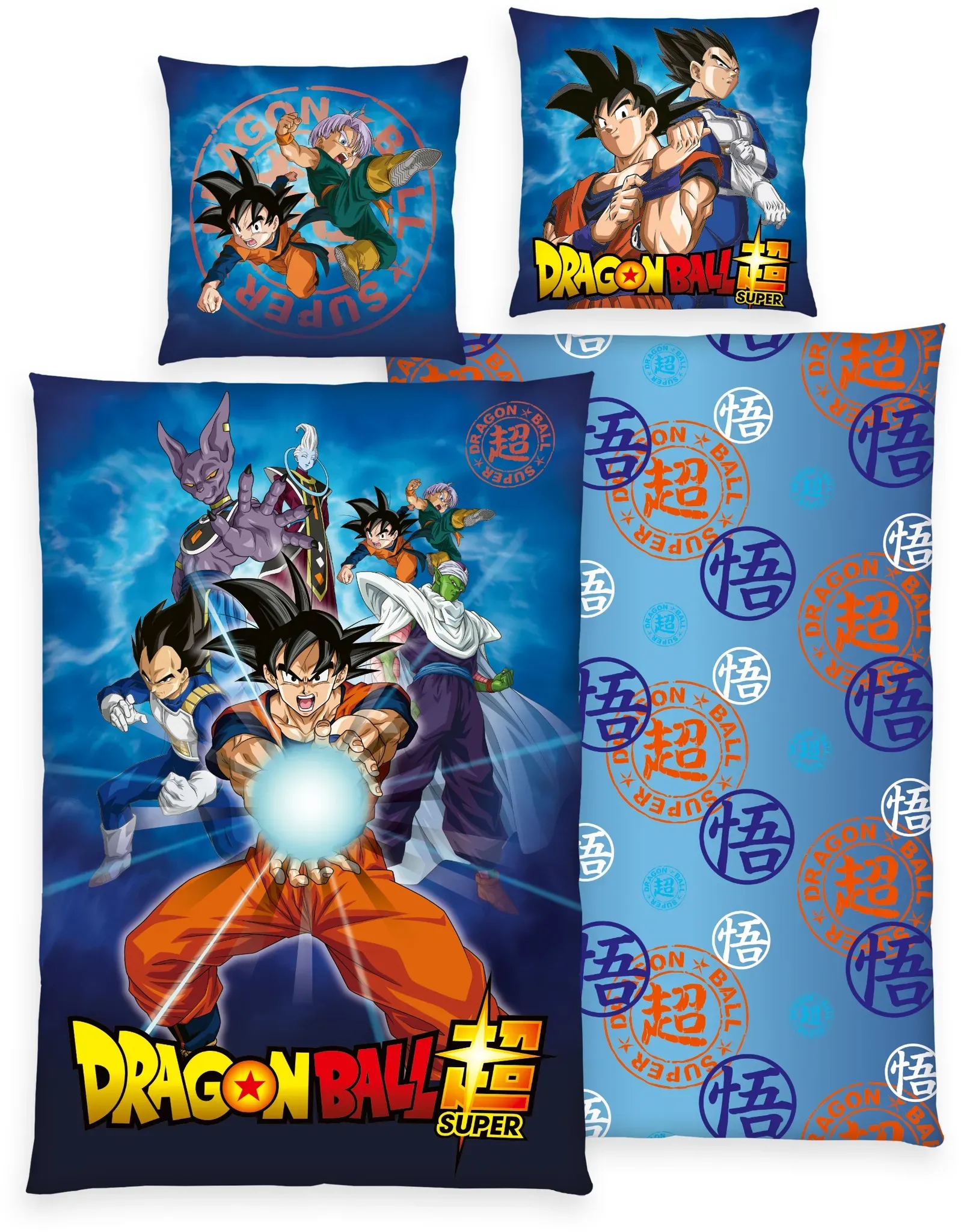 Dragon Ball Wendebettwäsche »Baumwoll-Renforcé« Dragon Ball blau B/L: 140 cm x 200 cm