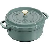 Staub La Cocotte 24 cm, rund, Eukalyptus, Gusseisen