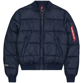 Alpha Industries Ma-1 Logo Steppjacke Ultra Navy L