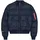 Alpha Industries Ma-1 Logo Steppjacke Ultra Navy L