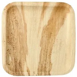 Papstar Teller Palmblatt eckig 18 x 18 cm 6 St. Natur