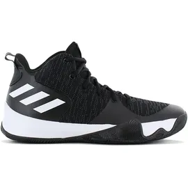 adidas Herren Explosive Flash Basketballschuhe, Schwarz (Negbas/Carbon/Ftwbla 000) - 43 1/3 EU