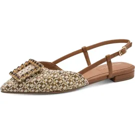 TAMARIS Sling Sandalette Mehrfarbig - Braun - 39 EU