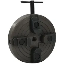 vidaXL 4-Backenfutter mit M18 Aufnahme Stahl Schwarz 150x63 mm