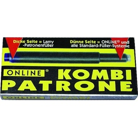 Online Schreibgeräte ONLINE® 17306/12 Tintenpatronen für Füller schwarz 5 St.