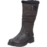 Rieker Winterstiefel, Boots, Rieker-TEX, mit einer Schafthöhe von ca. 28 cm Gr. 38, dunkelbraun-schwarz, , 54348837-38