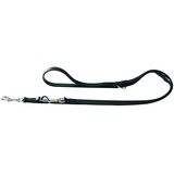 Hunter Hundeleine 200cm + Halsband Ecco Sport Größe schwarz 200cm/15mm Set