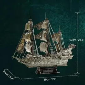 Cubic Fun Cubicfun Shining 3D puzzle Segelschiff Flying Dutchman 360 Teile)