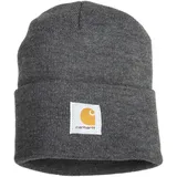 Carhartt Wintermütze für Sie und Ihn, OFA, 100% Polyacryl,elastisch, Grau, Einheitsgröße - Einheitsgröße