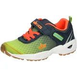LICO Barney VS Hallenturnschuhe, Lemon/Marine/Orange, 35 EU
