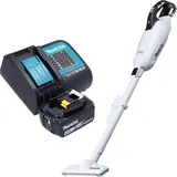Makita DCL 281 FSM1W Akku Staubsauger 18 V weiß Brushless + 1x Akku 4,0 Ah + Ladegerät