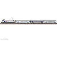 PIKO Start-Set mit Bettung E-Lok Taurus mit 3 IC Wagen PKP 97931 H0