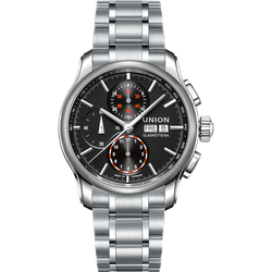 Union Glashütte Viro Chronograph D001.414.11.051.00 - schwarz,silber - 43mm