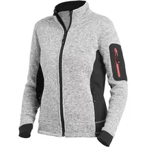 FHB Strickjacke Marieke 79596 3XL grau/schwarz