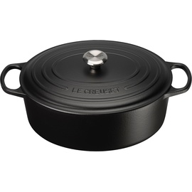 Le Creuset Signature Bräter 35 cm oval schwarz