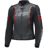 Held Street Rocket 4 Damen Motorrad Lederjacke Schwarz/Neonrot 40