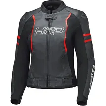 Held Street Rocket 4 Damen Motorrad Lederjacke Schwarz/Neonrot 40