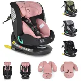 Cangaroo i-Size Kindersitz Quill (40-150cm) Gruppe 0/1/2/3, Isofix, 360° drehbar rosa