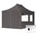 TOOLPORT Faltpavillon Economy 3 x 4,5 m inkl. 2 Seitenteile dunkelgrau 59045