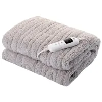ETA Shaggy Heizdecke 130 x 160 cm Grau