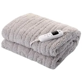 ETA Shaggy Heizdecke 130 x 160 cm Grau