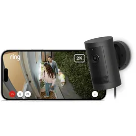 Ring Outdoor Camera Plus Plug-In Schwarz