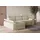 moeblo Eckcouch Stoff mit Schlaffunktion 2-Sitzer Beige