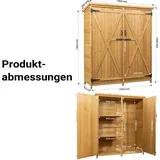 Wiltec Gartenhaus 1,35 x 0,50 m Braun