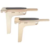 pedalo® Sprossenwand Dipbügel für Sprossenwand, 2 integrierte Softpads-Armauflagen