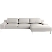 Designwerk Eckcouch Leder 3-Sitzer Weiß